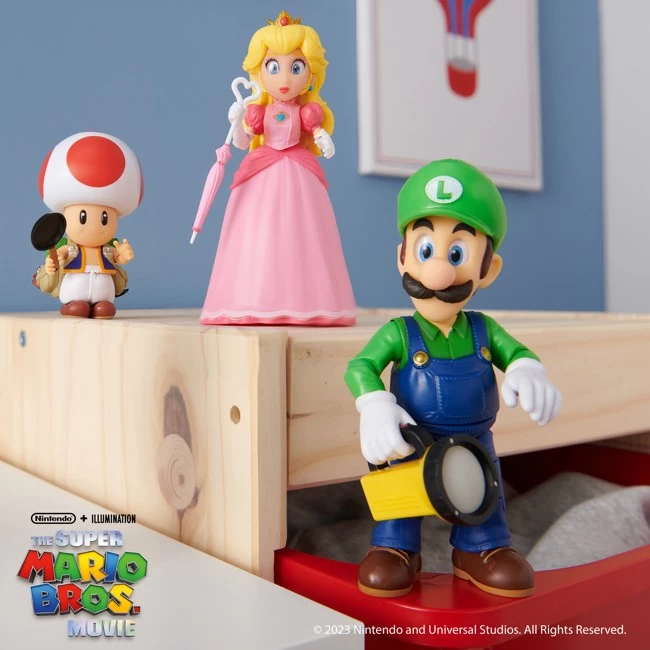 NINTENDO Super Mario Movie - 5" Figure - Peach (13 Cm) (417184) 4 NINTENDO Super Mario Movie - 5" Figure - Peach (13 Cm) (417184) – Bild 2