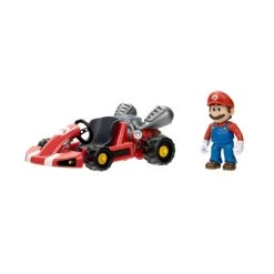 NINTENDO Super Mario Movie - Figure W/ Kart - Mario (6 Cm) (417684) -Randboutique Für Kinder super mario movie figure w kart mario 6 cm 417684 6