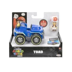 NINTENDO Super Mario Movie - Figure W/ Kart - Toad (6 Cm) (417704) -Randboutique Für Kinder super mario movie figure w kart toad 6 cm 417704 5