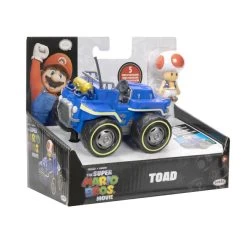 NINTENDO Super Mario Movie - Figure W/ Kart - Toad (6 Cm) (417704) -Randboutique Für Kinder super mario movie figure w kart toad 6 cm 417704 6
