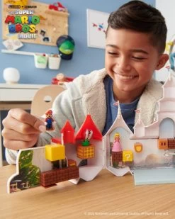 Super Mario Movie - Mini World DLX Peach Castle Playset (417154) -Randboutique Für Kinder super mario movie mini world dlx peach castle playset 417154 3