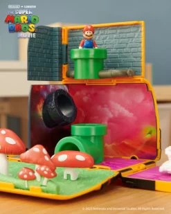 NINTENDO Super Mario Movie - Mini World Van Playset (417134) -Randboutique Für Kinder super mario movie mini world van playset 417134 2
