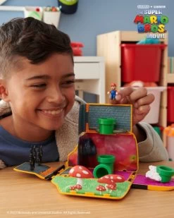 NINTENDO Super Mario Movie - Mini World Van Playset (417134) -Randboutique Für Kinder super mario movie mini world van playset 417134 3